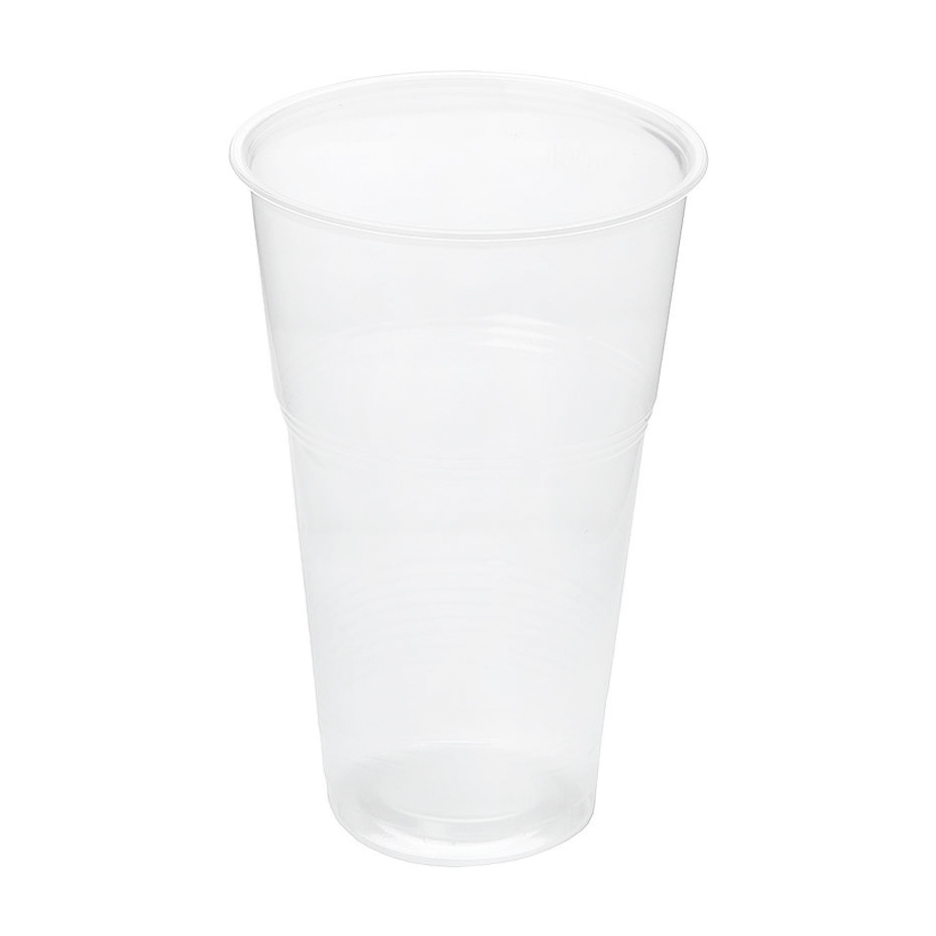 Стакан 0.5л  для холодных напитков  прозрачный 12 шт пластик (181860)