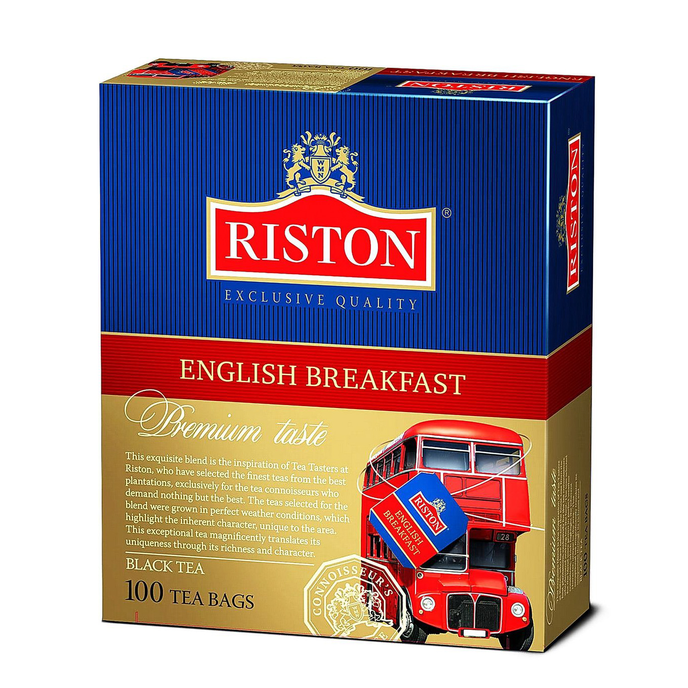 Чай черный Riston English breakfast 100 пакетиков