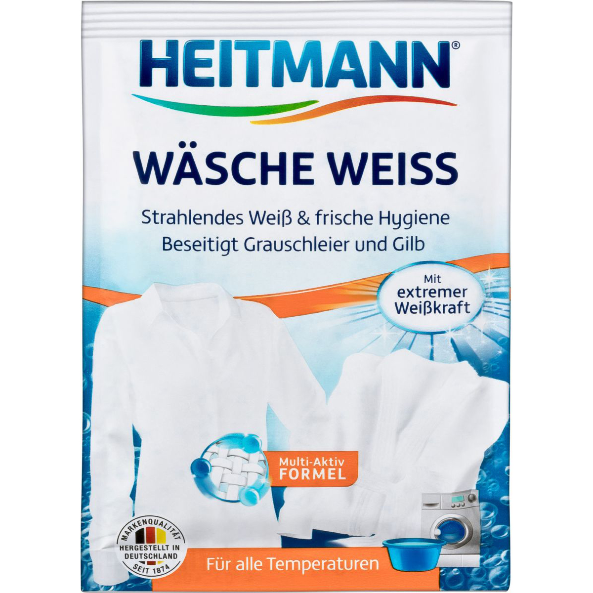 Отбеливатель Heitmann Для белых тканей 50 г - фото 1