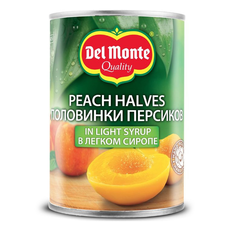 фото Персики del monte половинки в сиропе 420 г