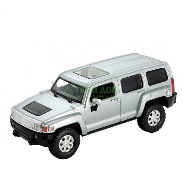 

Машинка Welly Hummer H3 Silver (39887), Белый