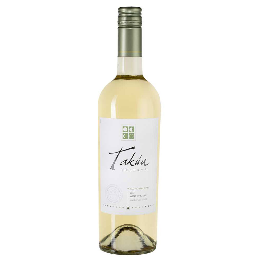 Вино белое сухое Takun Sauvignon Blanc Reserva 0,75 л