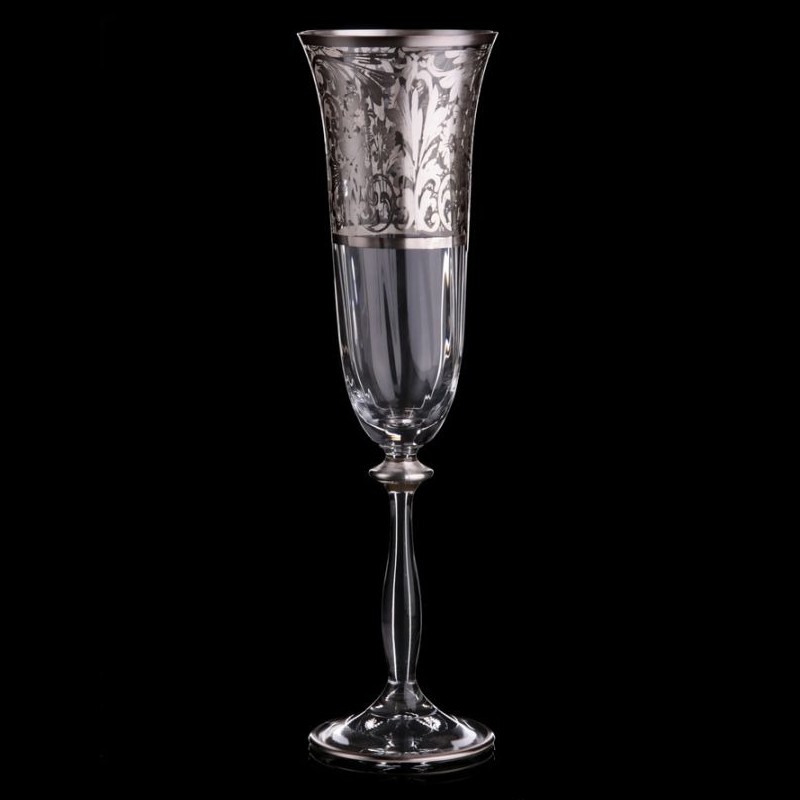 фото Бокал для шампанского timon s/3 silver 6 шт