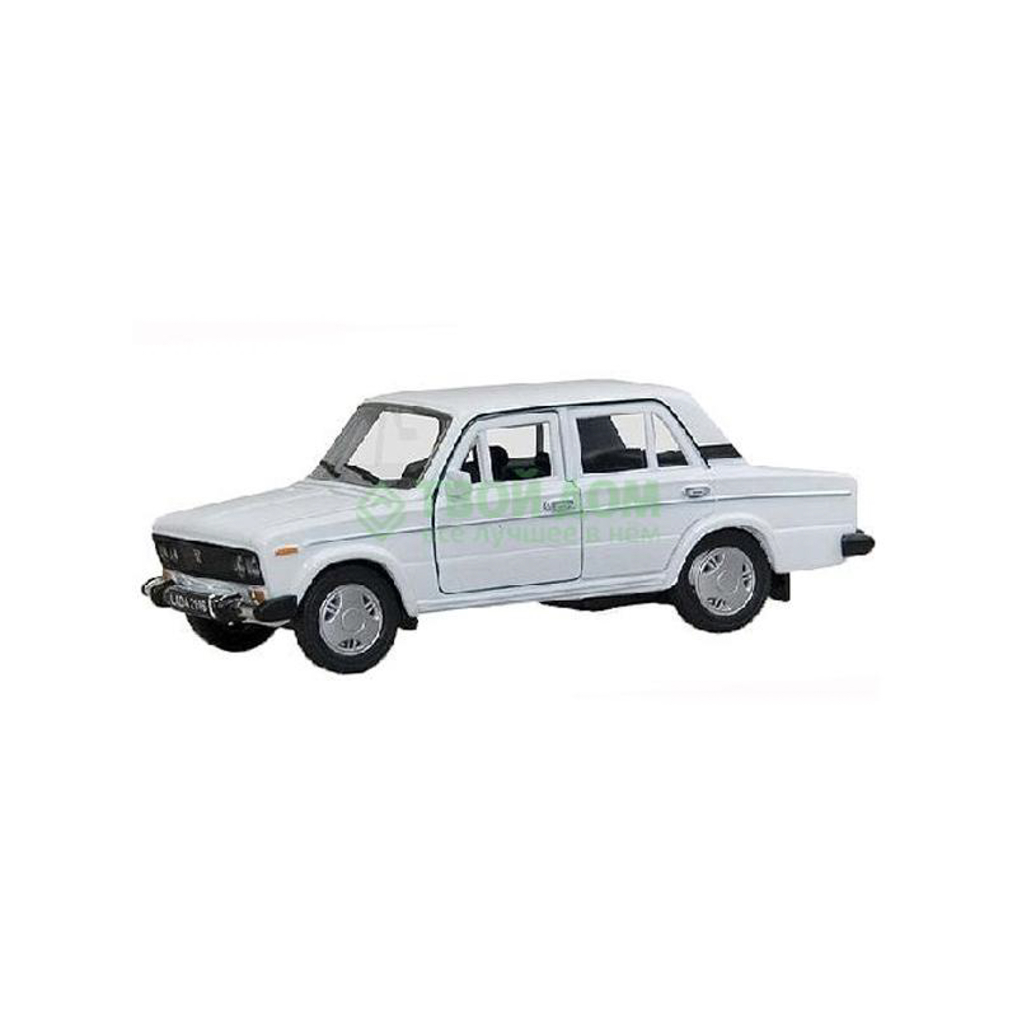 Машинка Welly Lada 2106 1:34-39 (42381), цвет белый - фото 1