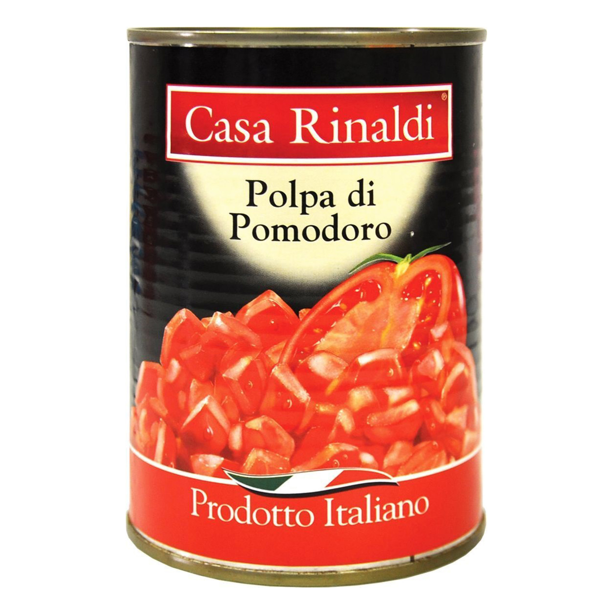 Кусочки очищенных помидоров Casa Rinaldi в томатном соке 400 г