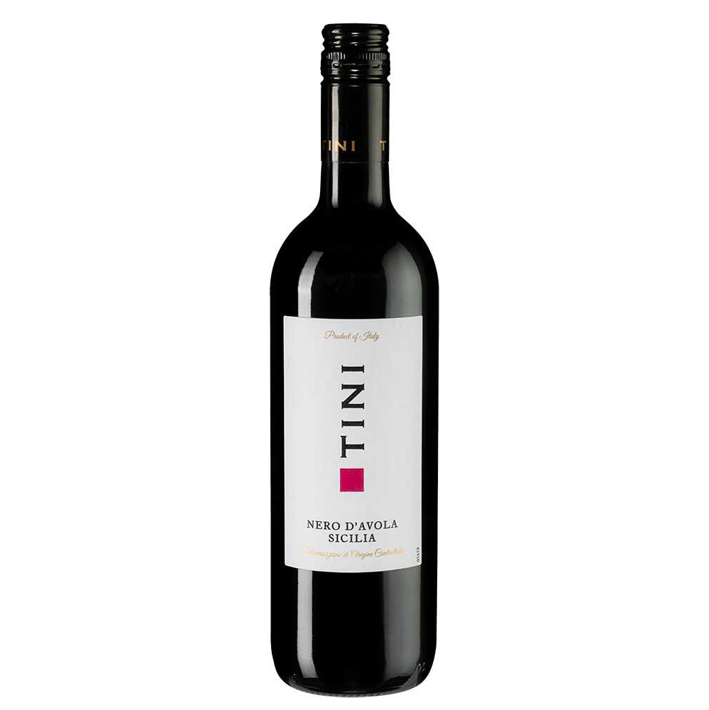 

Вино красное полусухое Caviro "TINI" Nero d'Avola Sicilia IGT 0,75 л, Темно-рубиновый