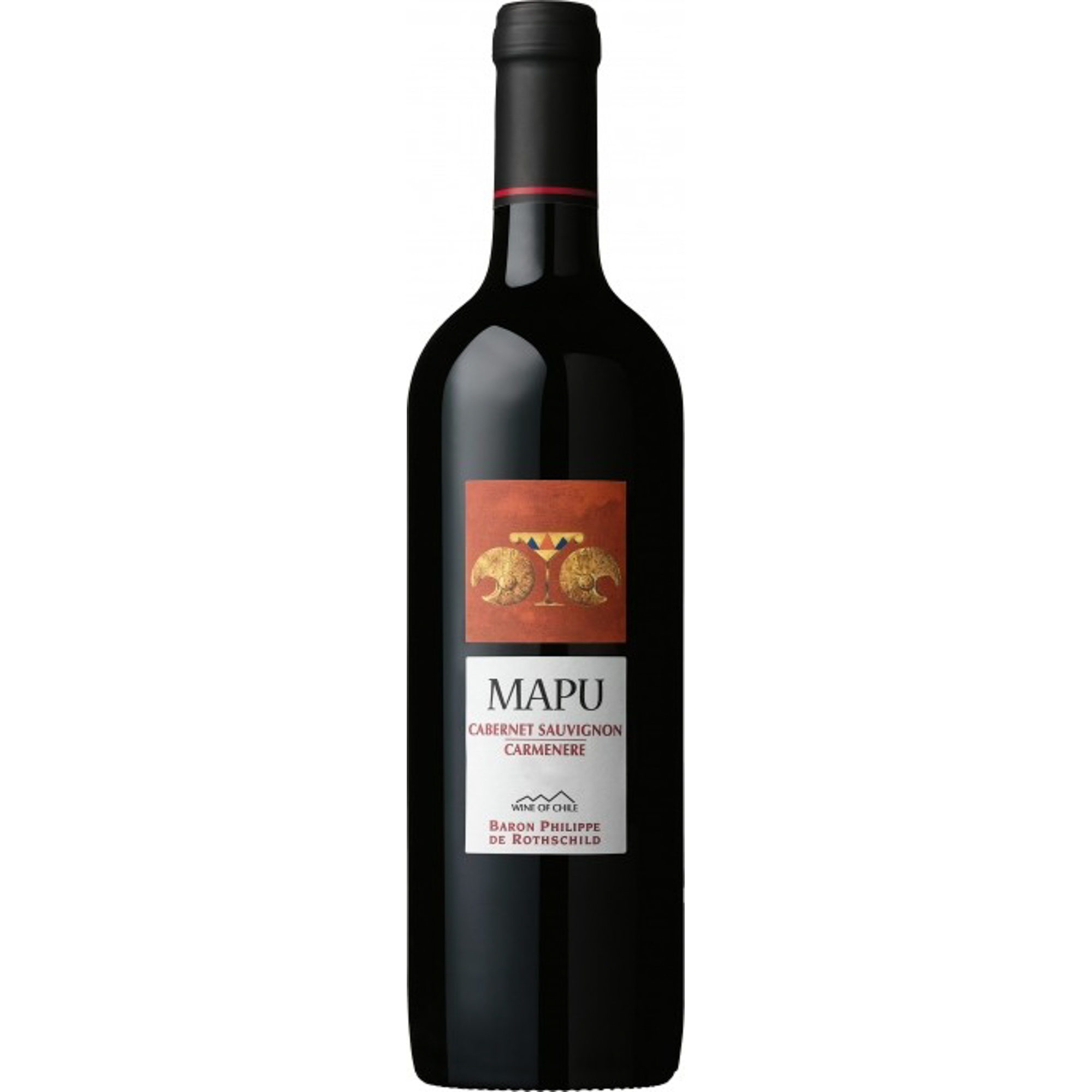 фото Вино красное сухое baron philippe de rothschild "mapu" cabernet sauvignon carmenere 0,75 л baron philippe de rotschild