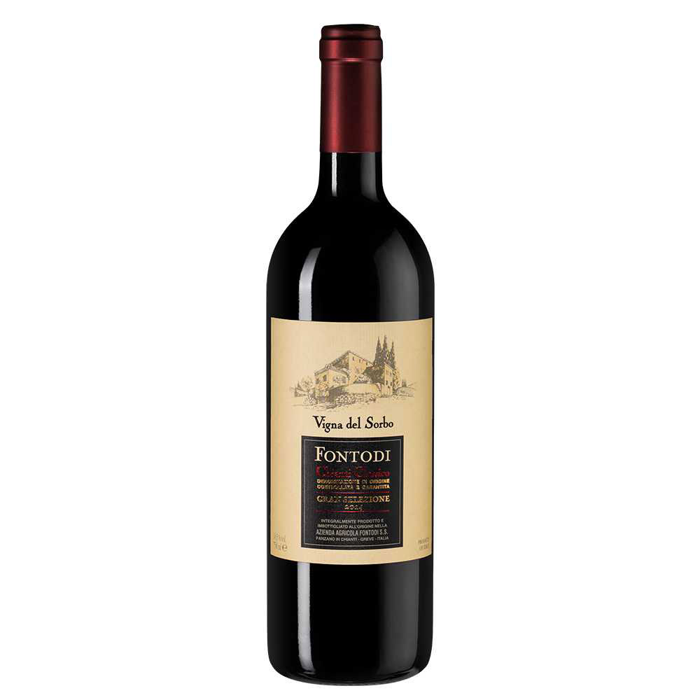 фото Вино красное сухое fontodi "vigna del sorbo" chianti classico riserva docg 0,75 л