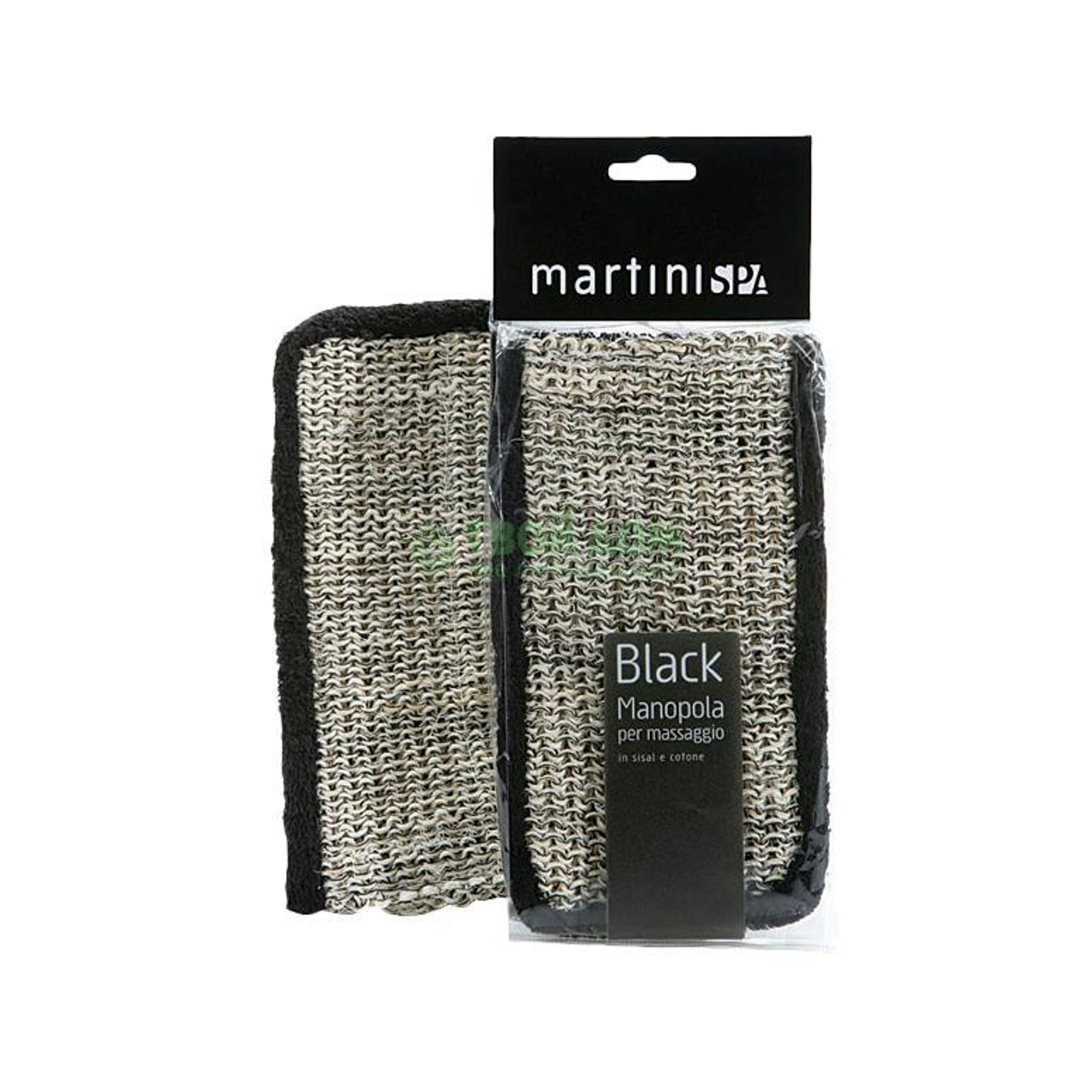 фото Мочалка для душа martini spa мочалка полоска д/душа black (0455blk)