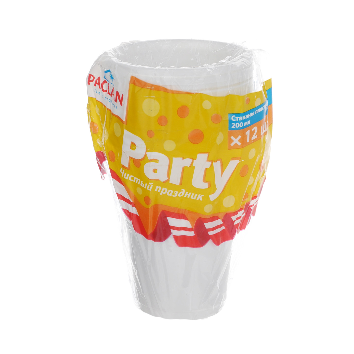 Набор стаканов Paclan Party 200 мл 12 шт