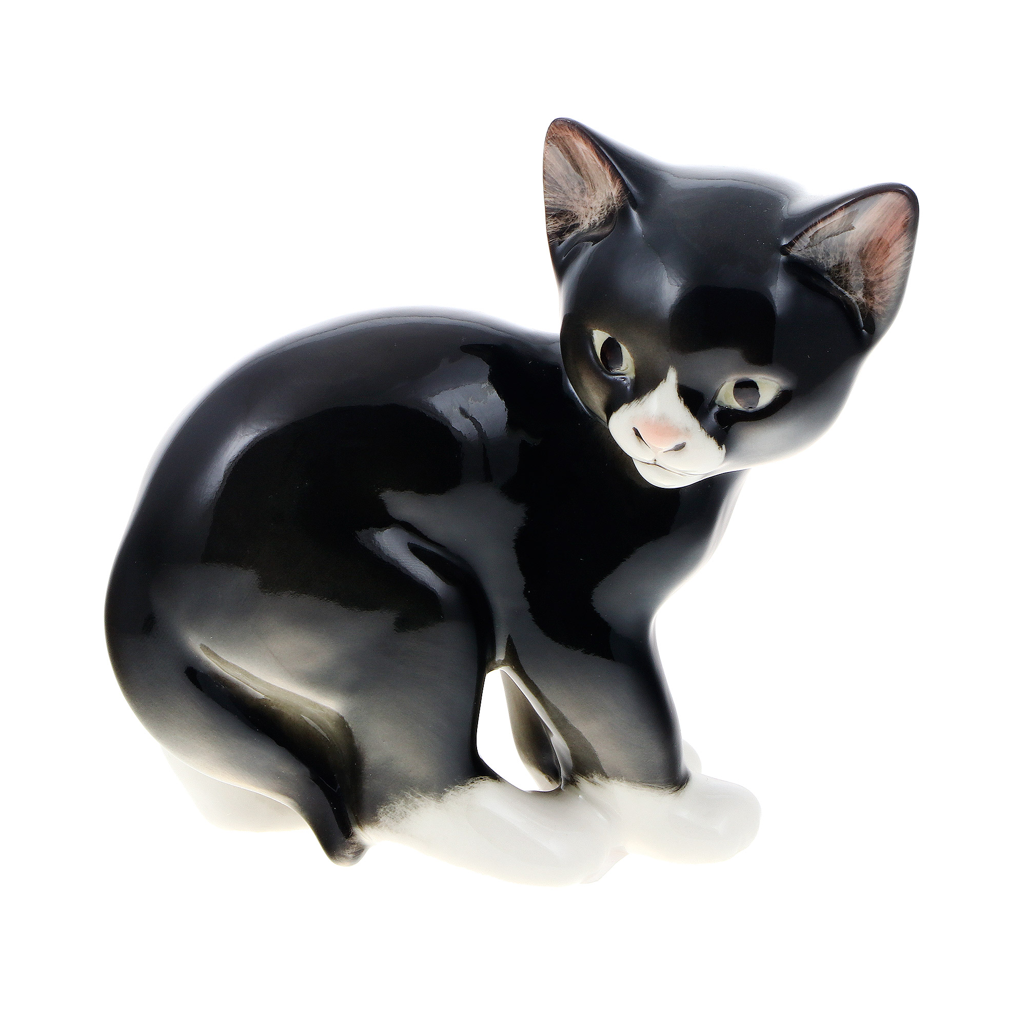 фото Скульптура лфз кошка черная