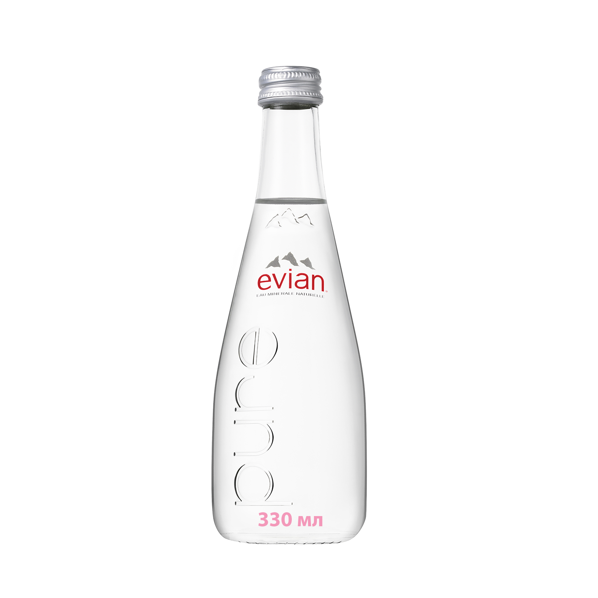Вода минеральная Evian негазированная 0,33 л ст/б