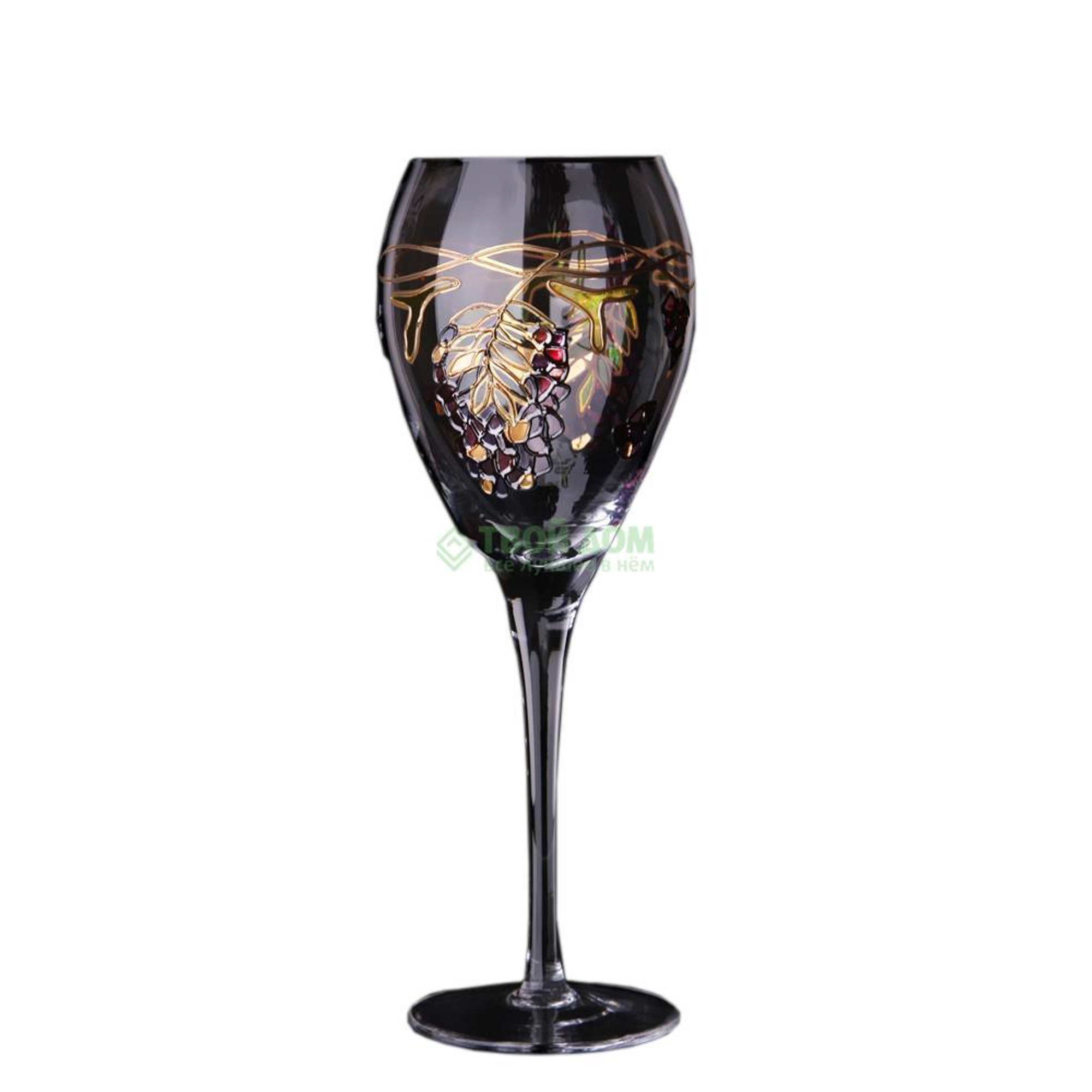 Набор бокалов для вина Топ лайн Бокал для красного вина 6шт тифани ред 107к01 (ТИФАНИ РЕД 107К01), цвет золотой - фото 1
