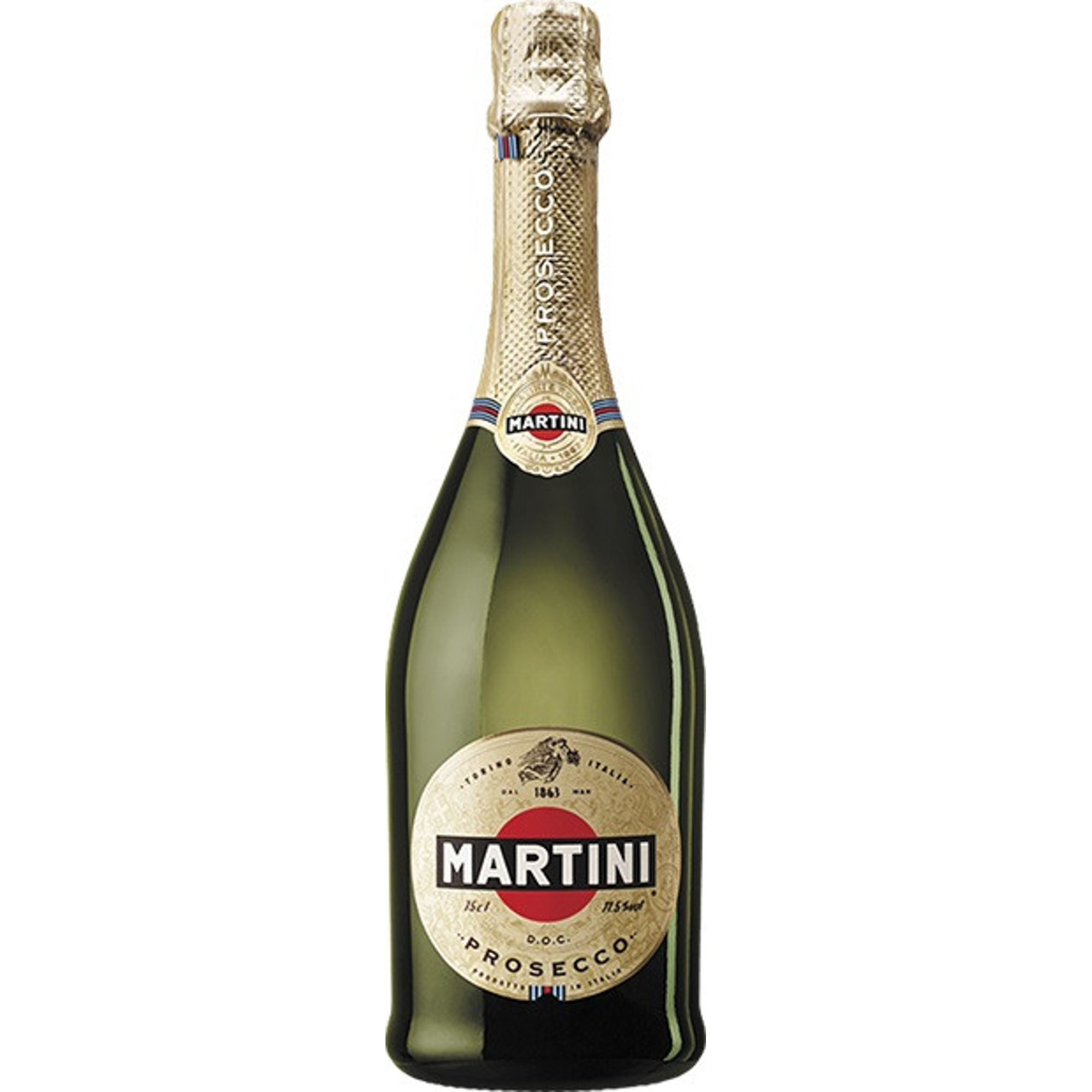 

Игристое вино Martini Prosecco DOC, Светло-соломенный