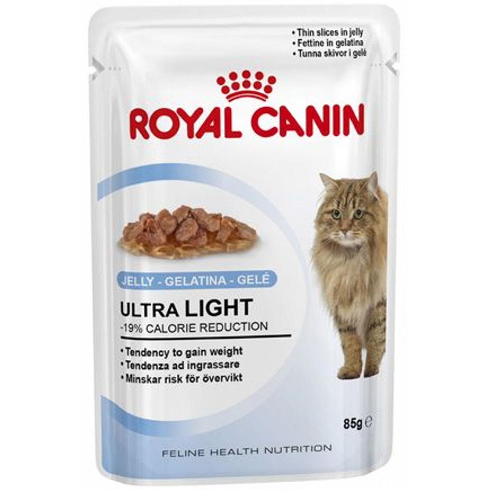 фото Корм для кошек royal canin ultra light мясо 85г