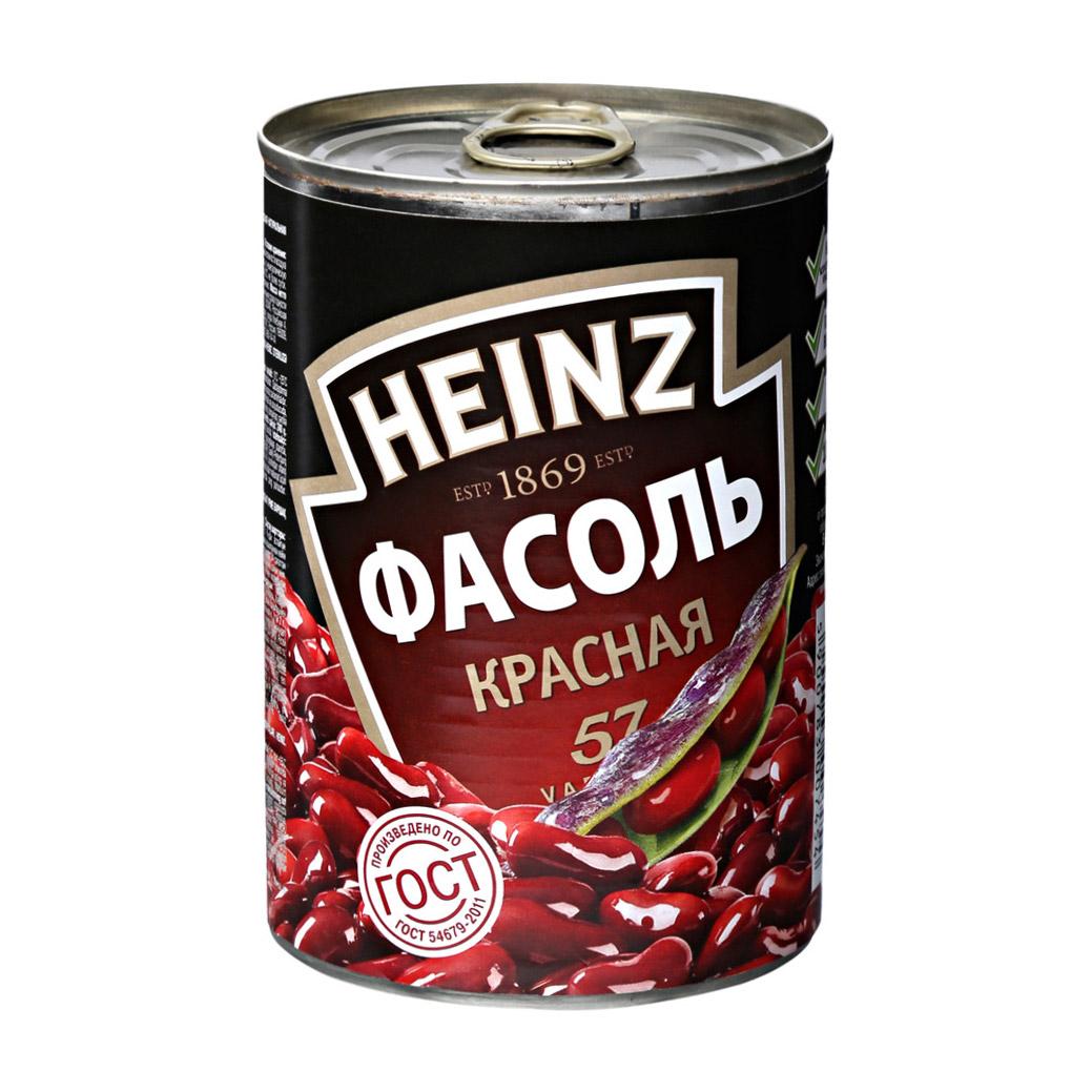 фото Фасоль красная heinz 400 г