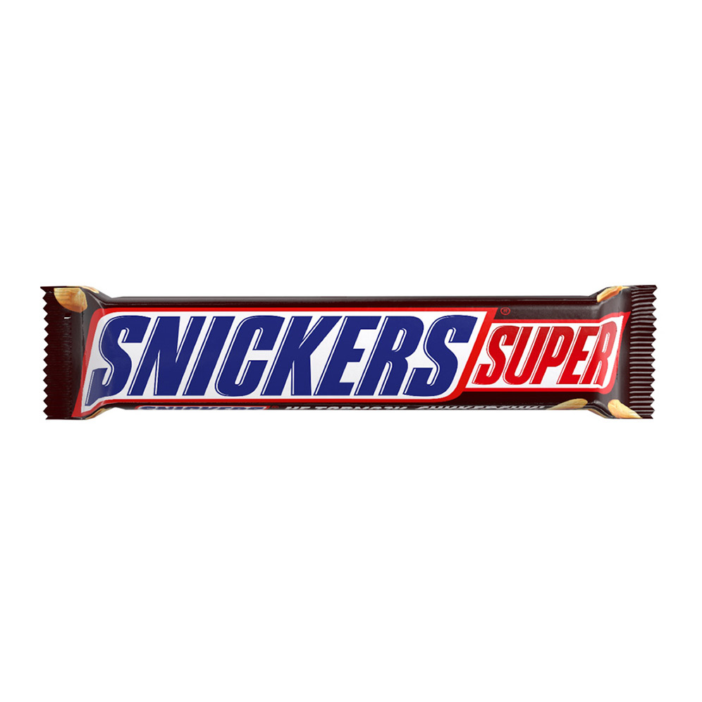 фото Шоколадный батончик snickers super 95 г