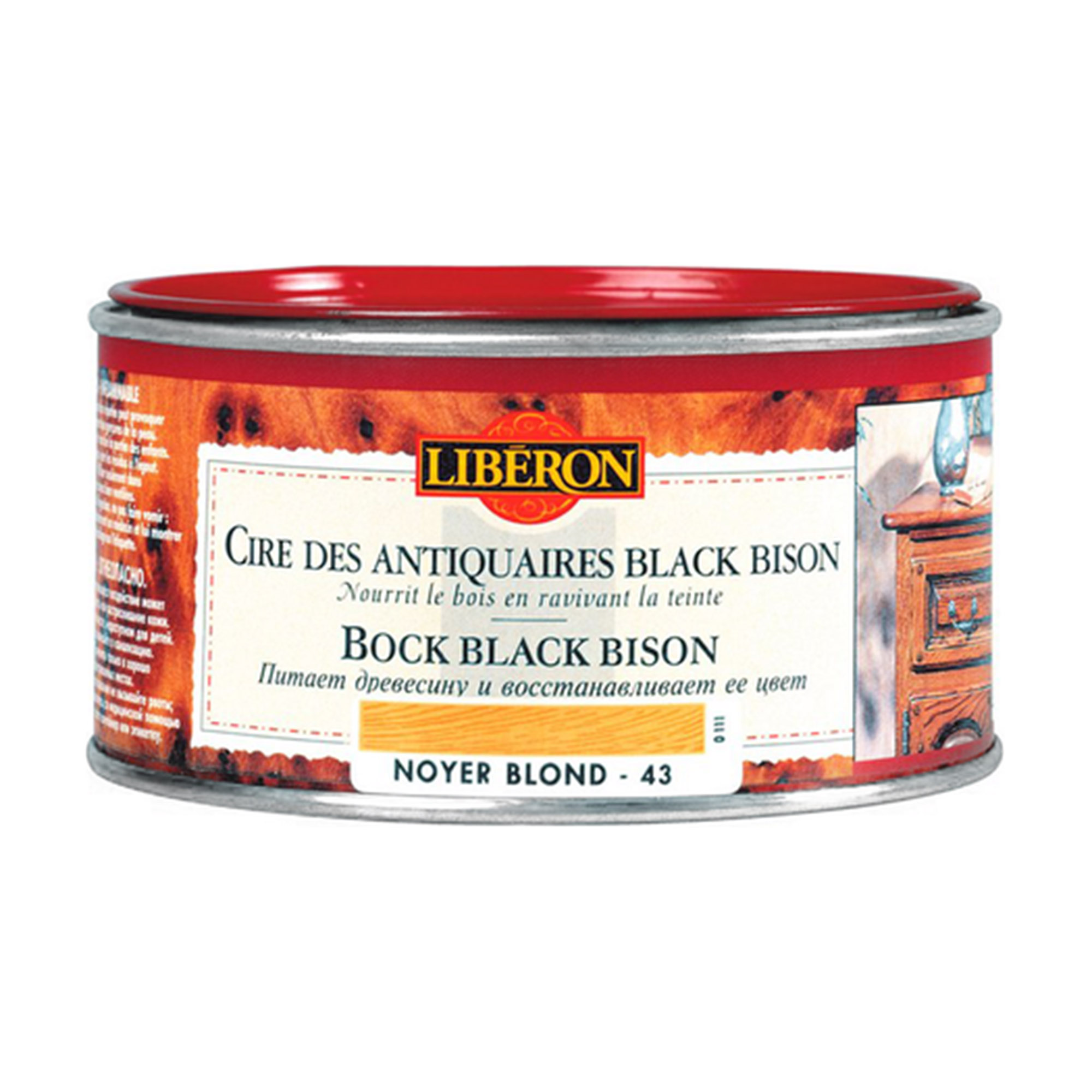 Воск Liberon Black Bison сосна золотая 0,5 л