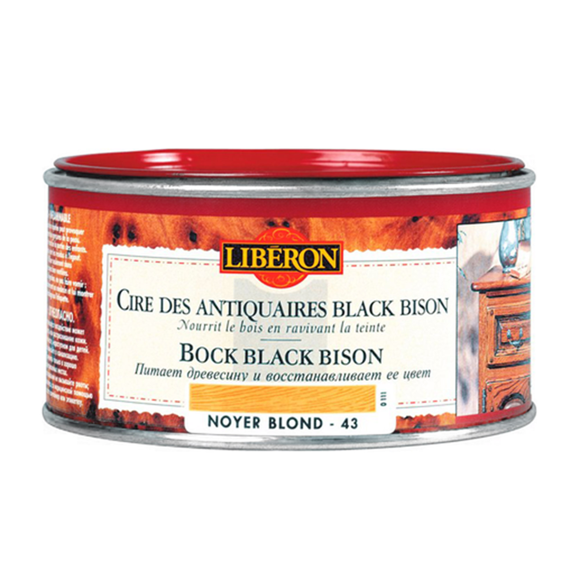 Воск Liberon Black Bison махагон 0,5 л