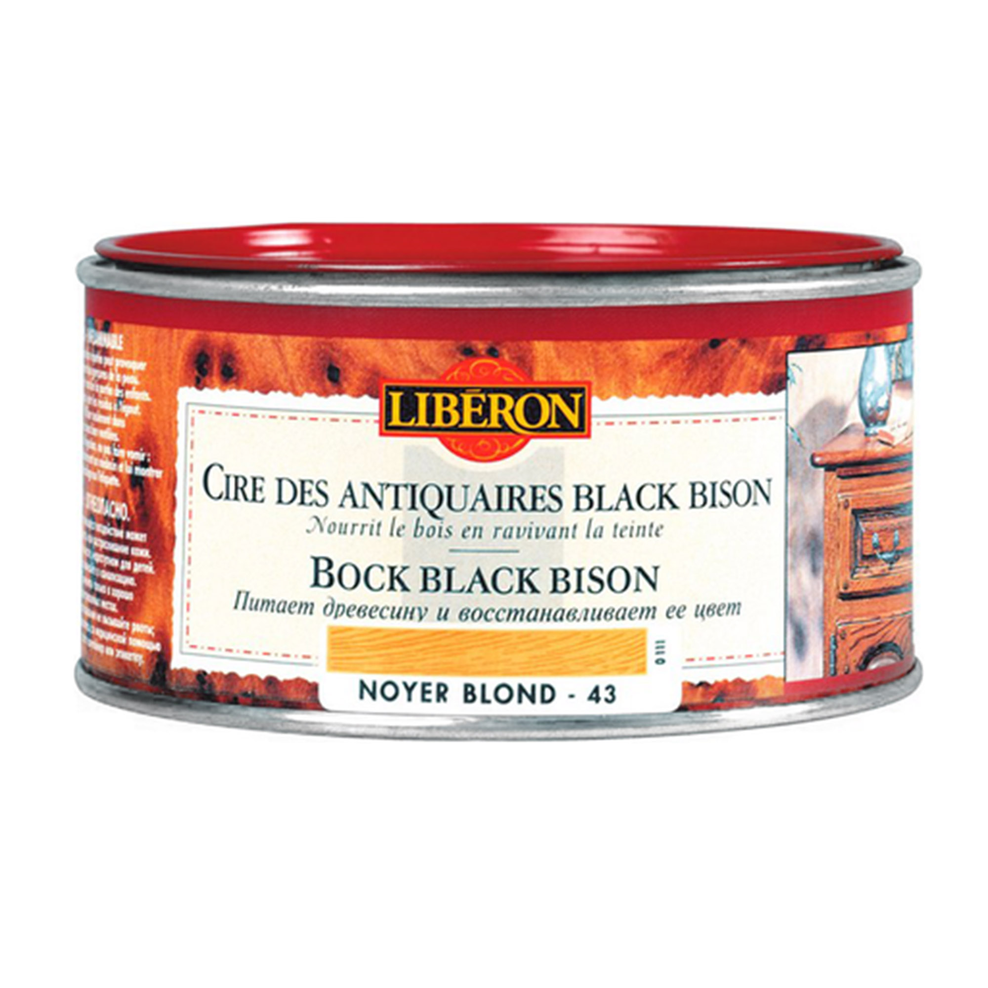 Воск Liberon Black Bison дуб светлый 0,5 л