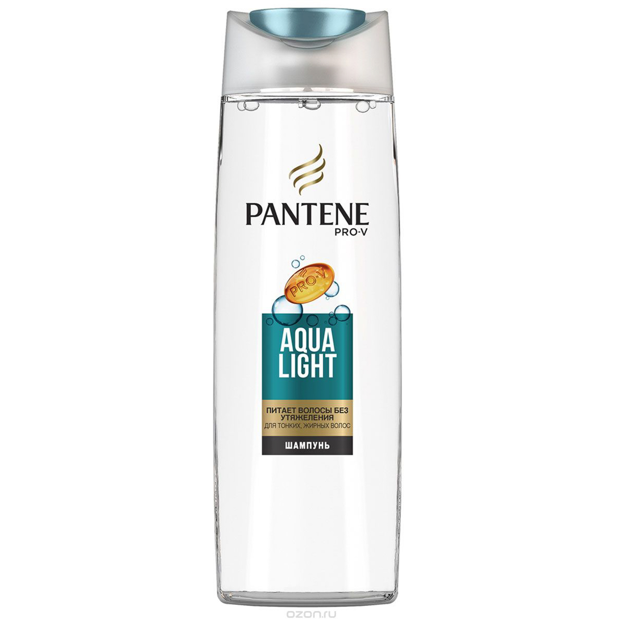 фото Шампунь pantene aqua light для тонких склонных к жирности волос 400 мл