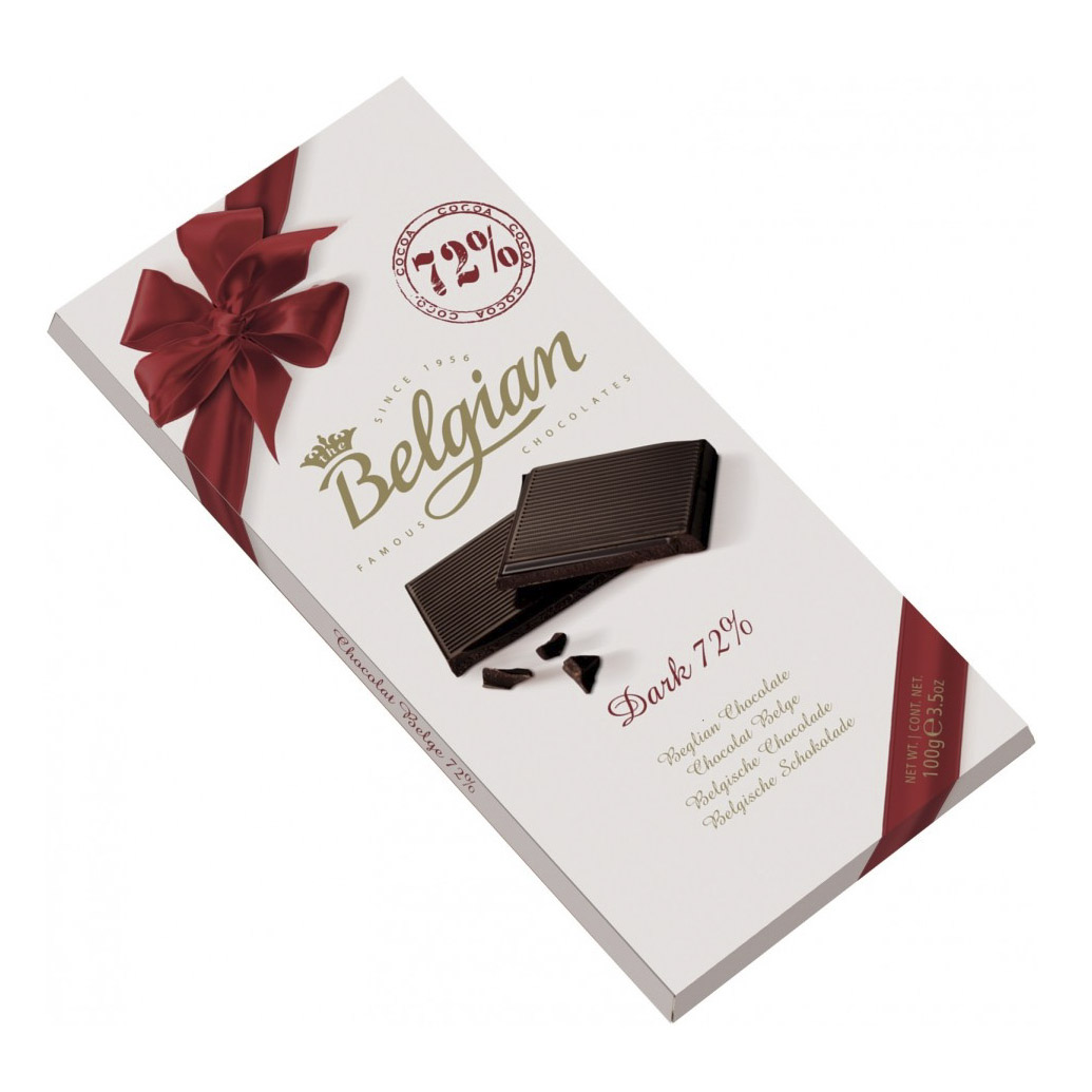 фото Шоколад the belgian bitter chocolate 72% 100 г