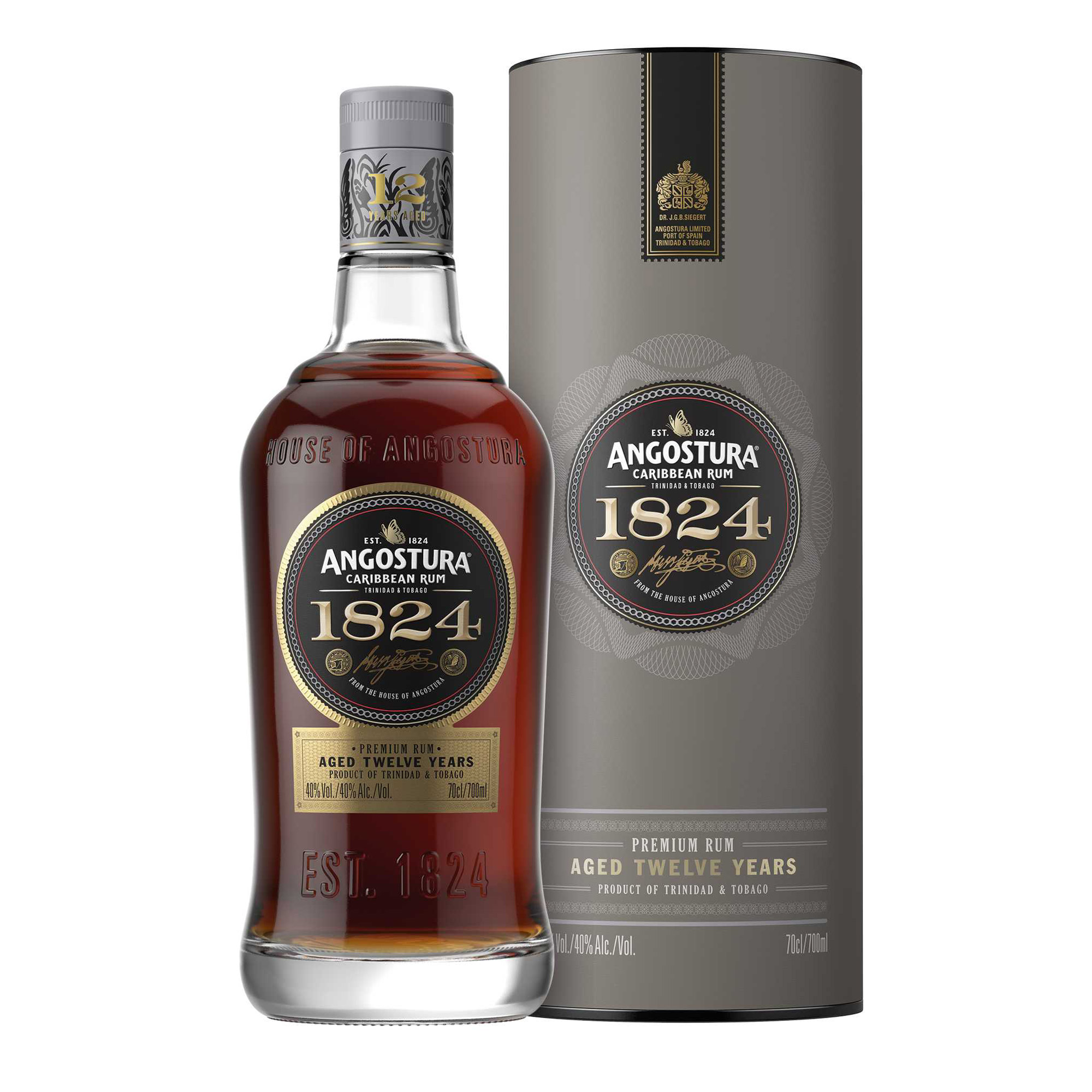 фото Ром angostura 1824 aged 12 years 0,7 л