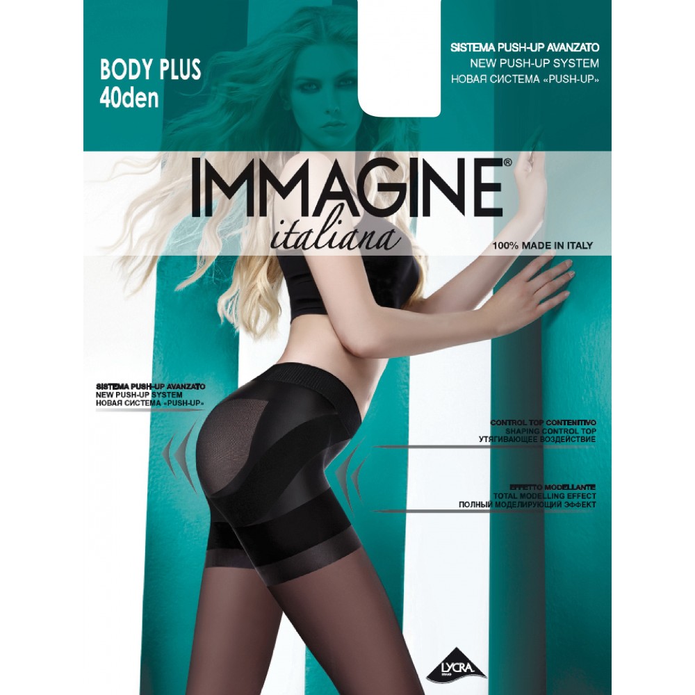 фото Колготки immagine body plus nero 40 s/m