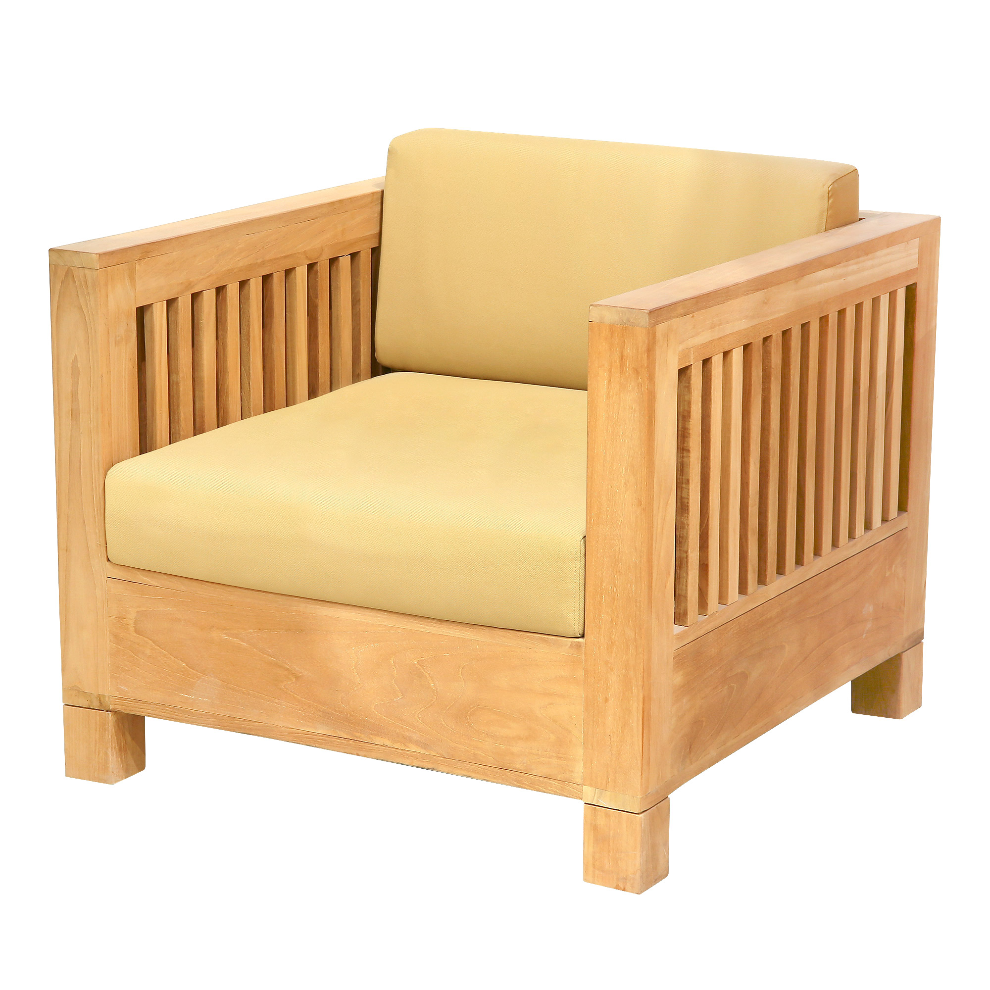 Кресло с подушками Cambium 86x78x70 см, цвет бежевый - фото 1