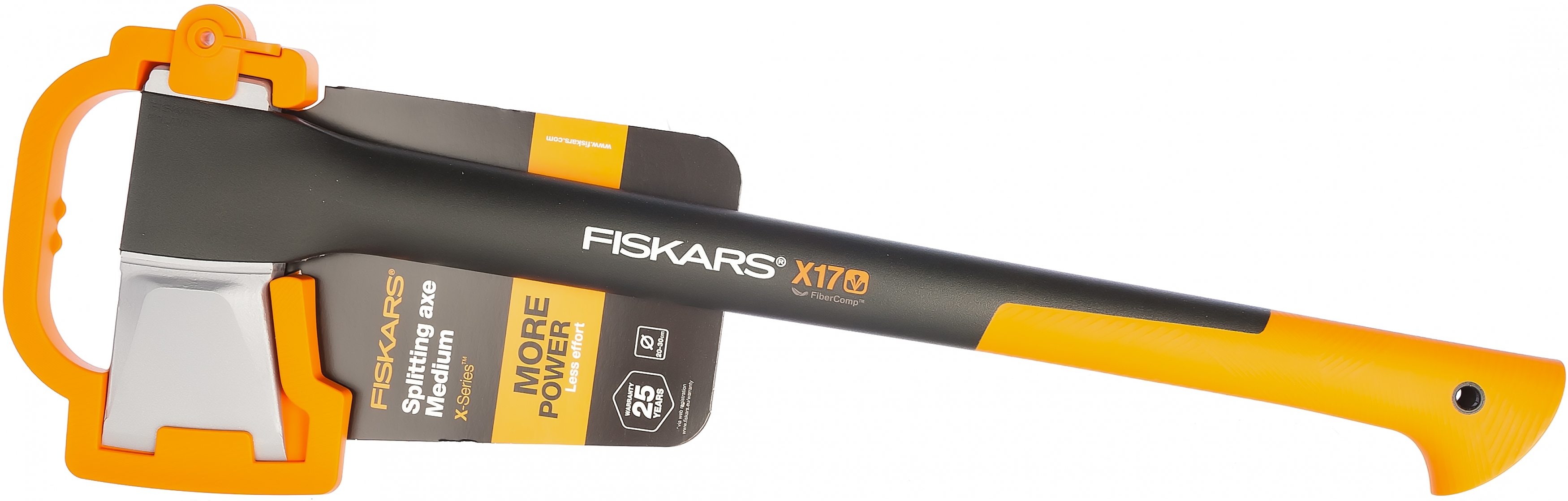 фото Топор-колун fiskars x17 black-light brown