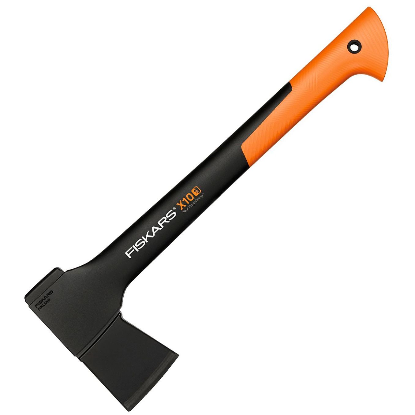 

Топор плотницкий Fiskars X10 Black-Light Brown, Черный+оранжевый