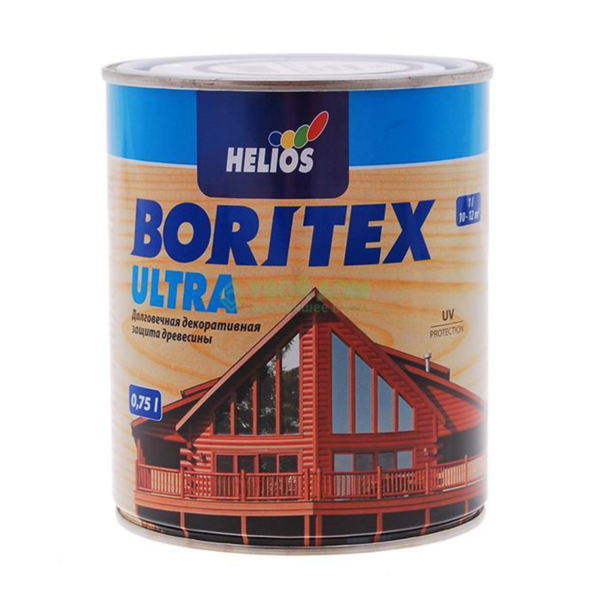 Антисептик Helios Boritex Ultra 0.75 Махагон