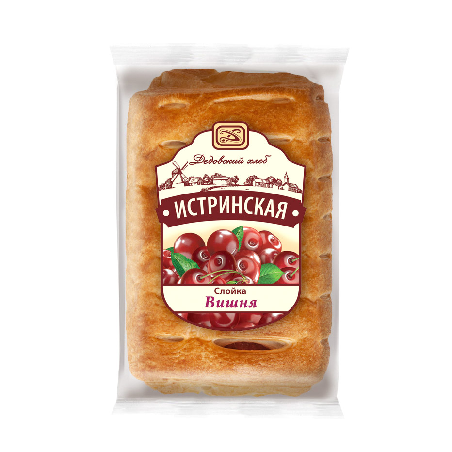 

Слойка Дедовский хлеб истринская с вишней 80 г