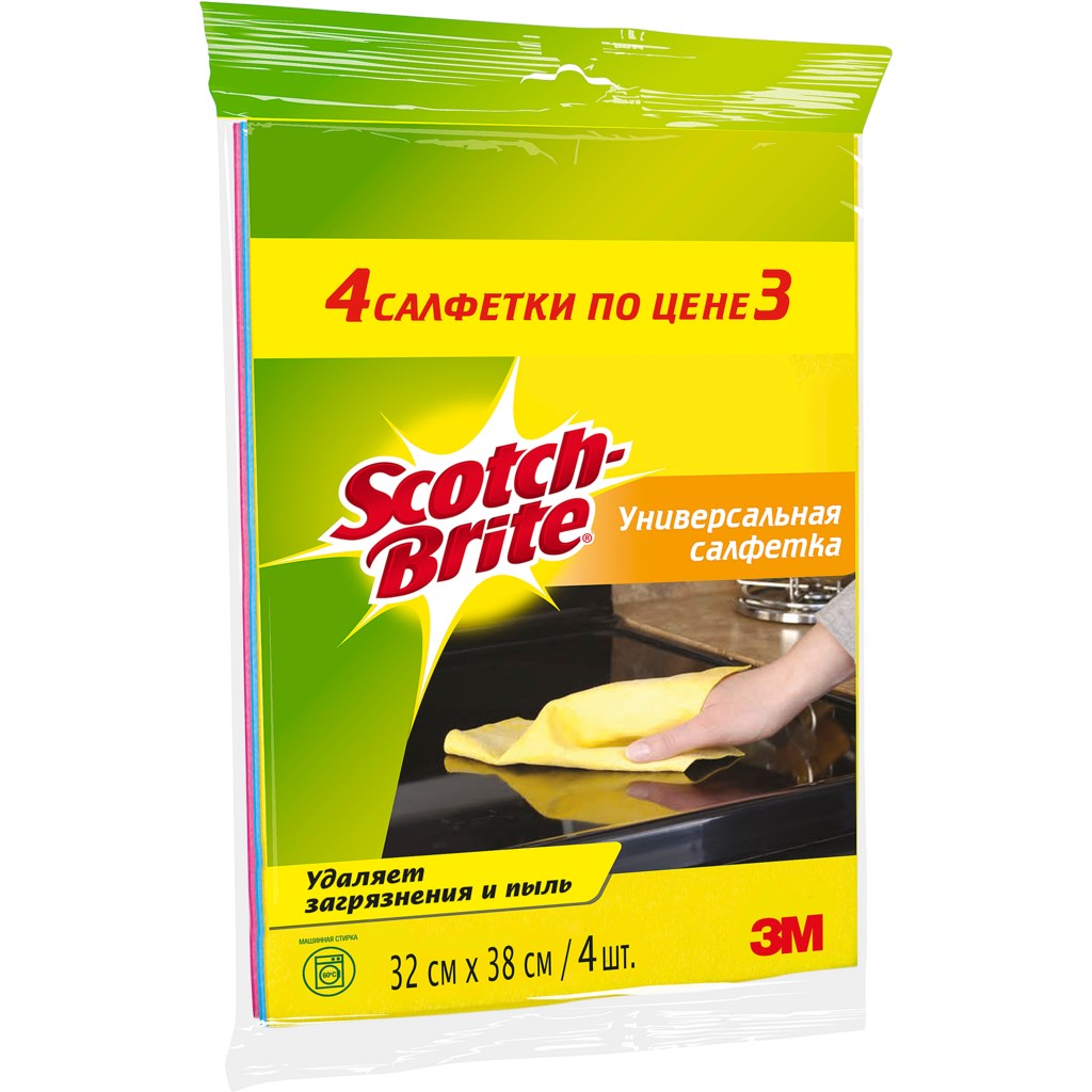 Cалфетка Scotch-Brite Оптима 3 шт 99₽