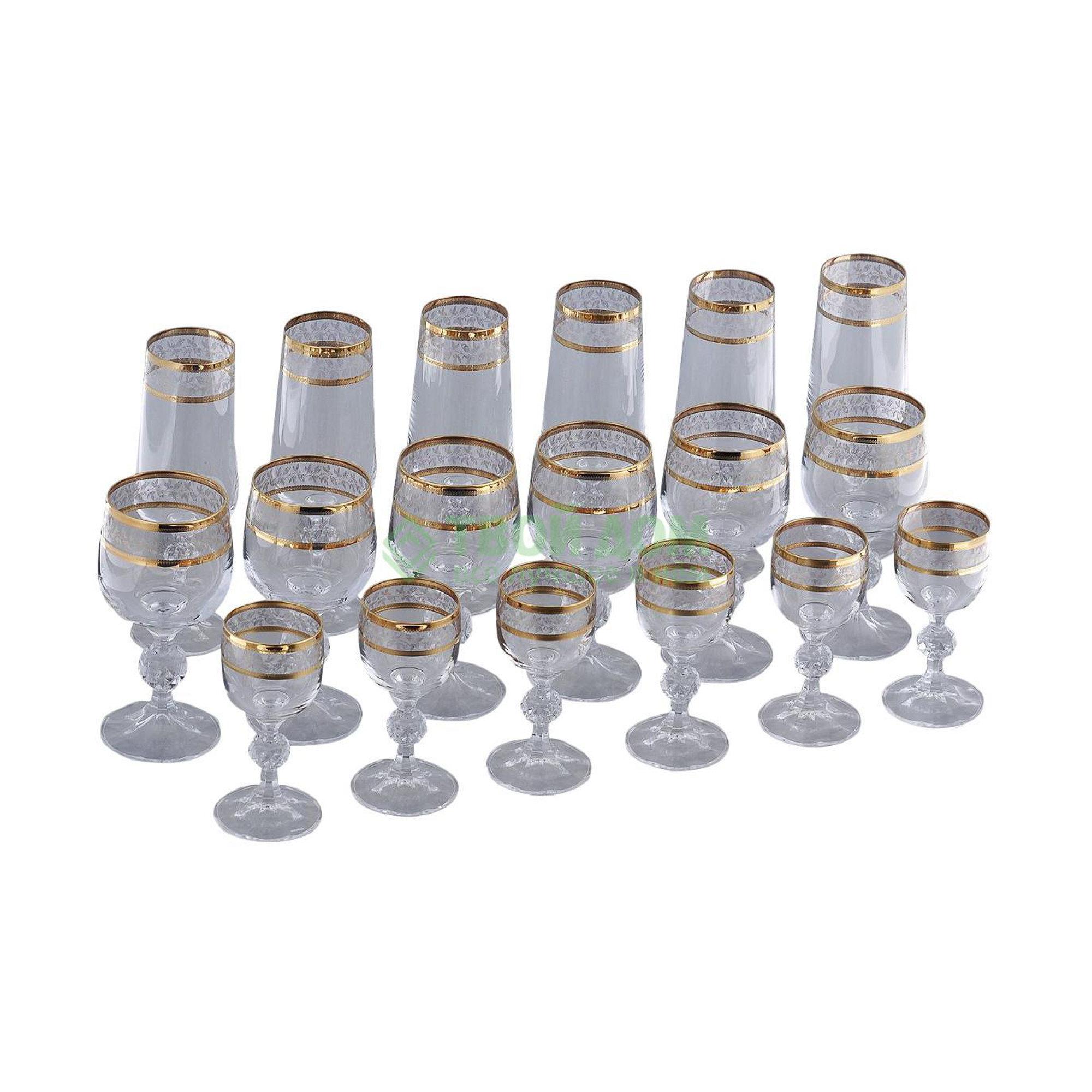 

Набор бокалов Bohemia Набор бокалов 18 предм клаудия 43081к (40149/B18/43081К), Прозрачный