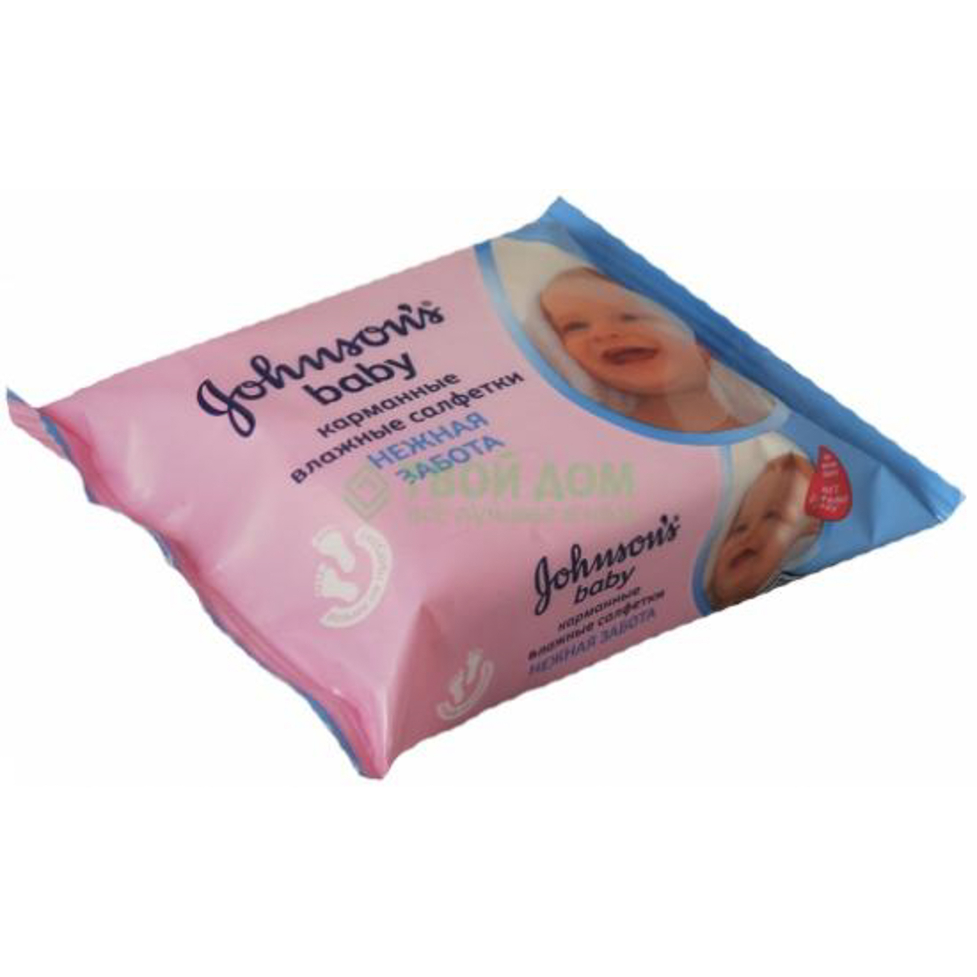

Салфетки Johnson's Детские влажные "Нежная забота" (карманные)