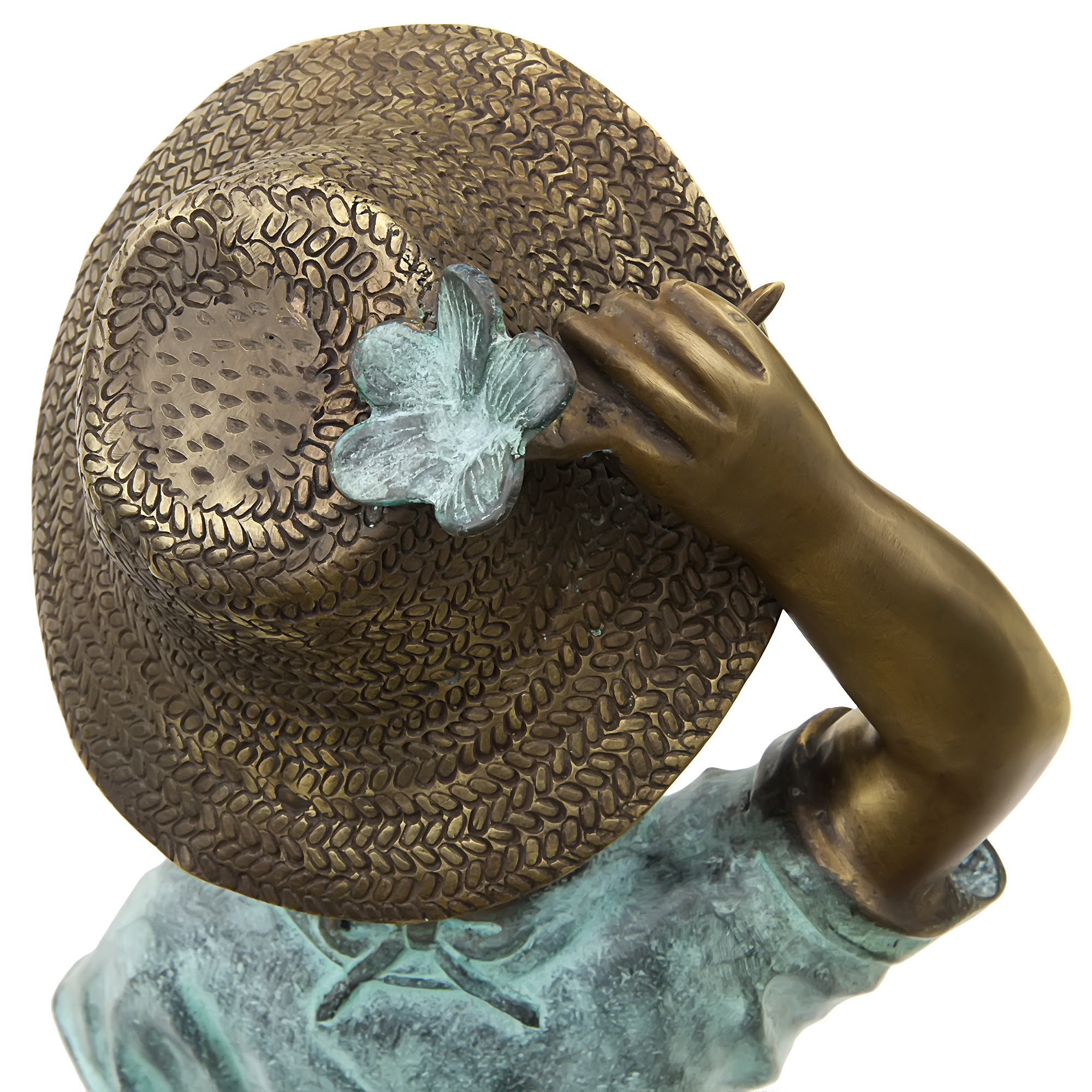 Фигура садовая Thermobrass фонтан девочка с лейкой 64х25х20, размер 64х25х20 см - фото 5