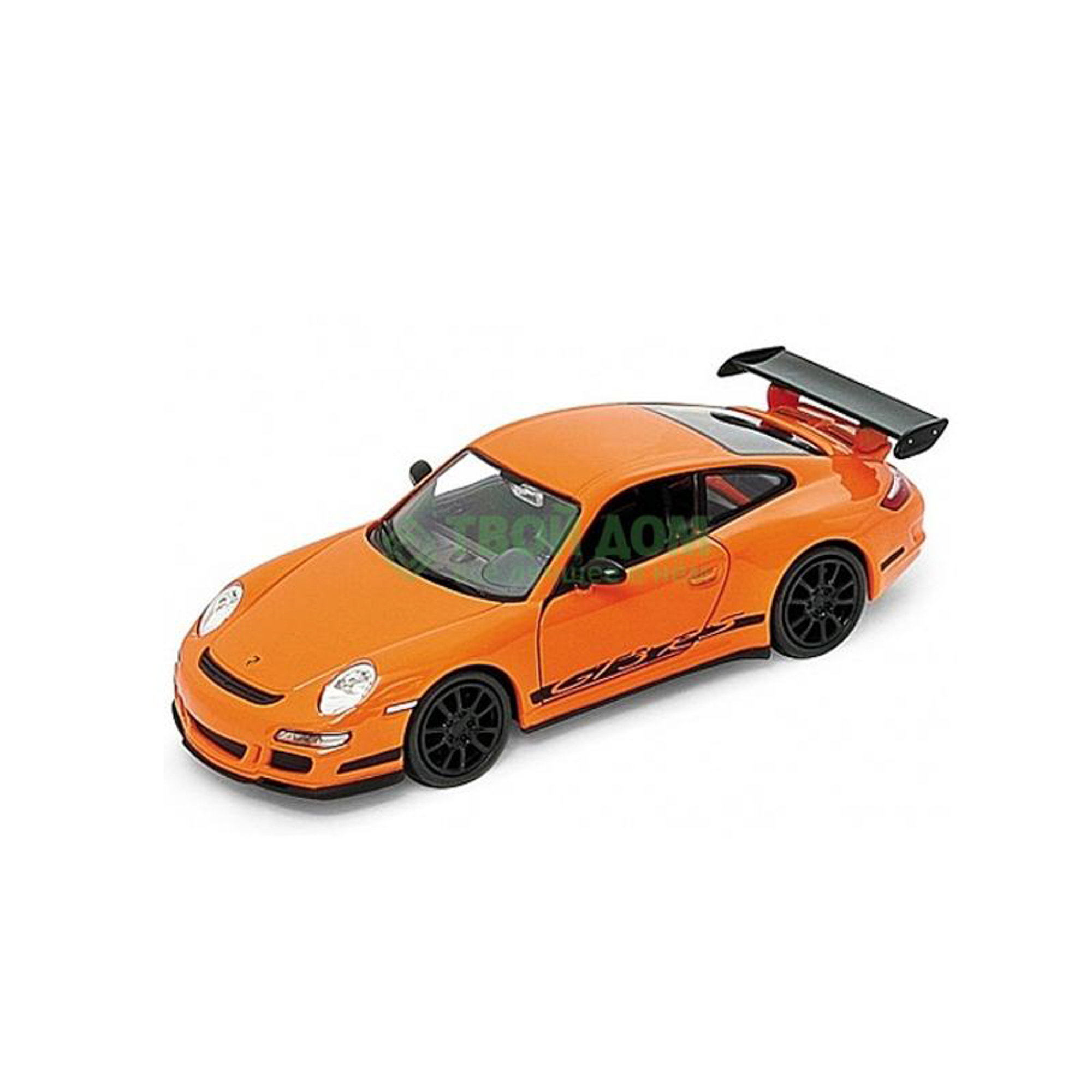Машинка Welly Porsche GT3 RS 1:34-39 (42397), цвет оранжевый - фото 1