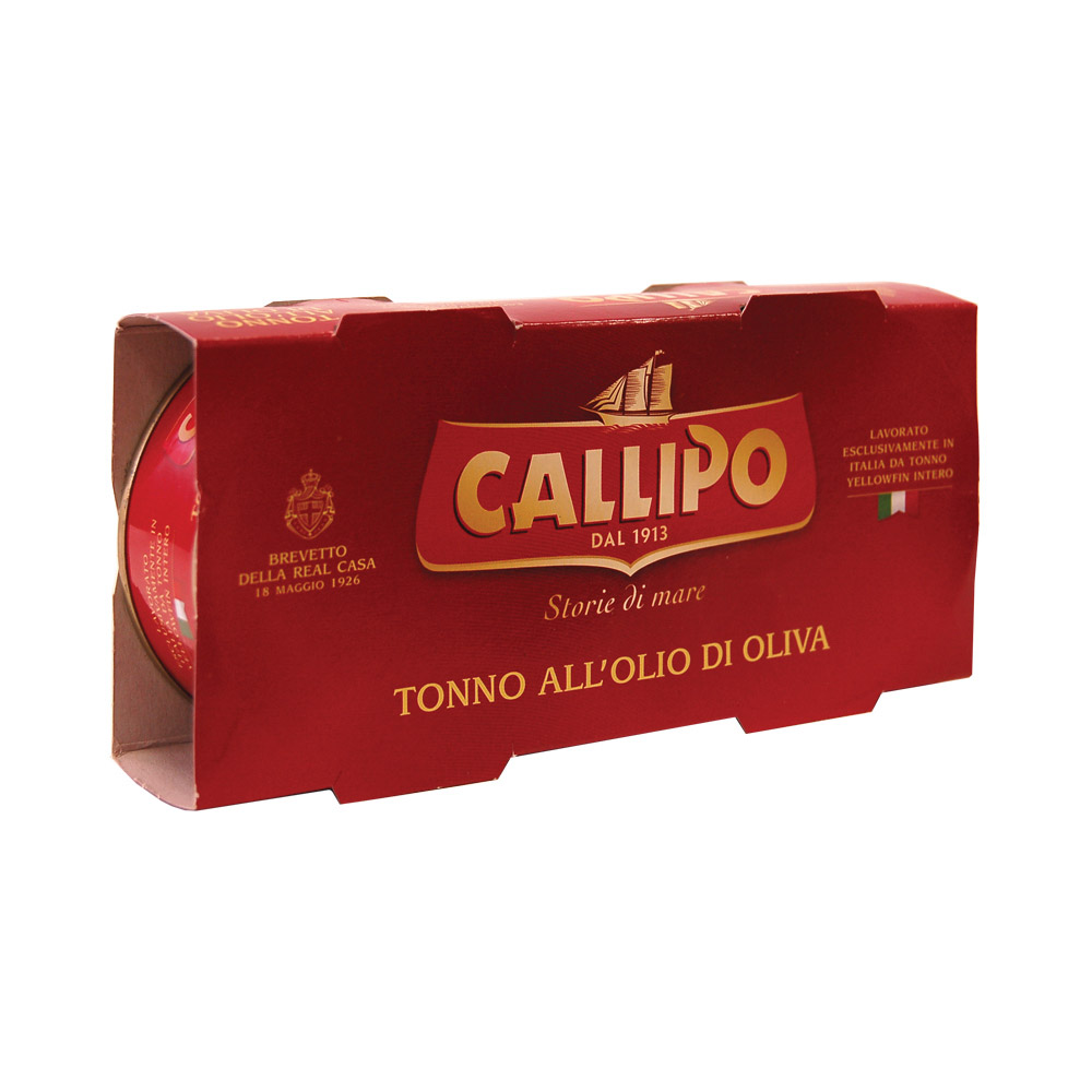 фото Тунец иелоуфин callipo в оливковом масле 2х160 г