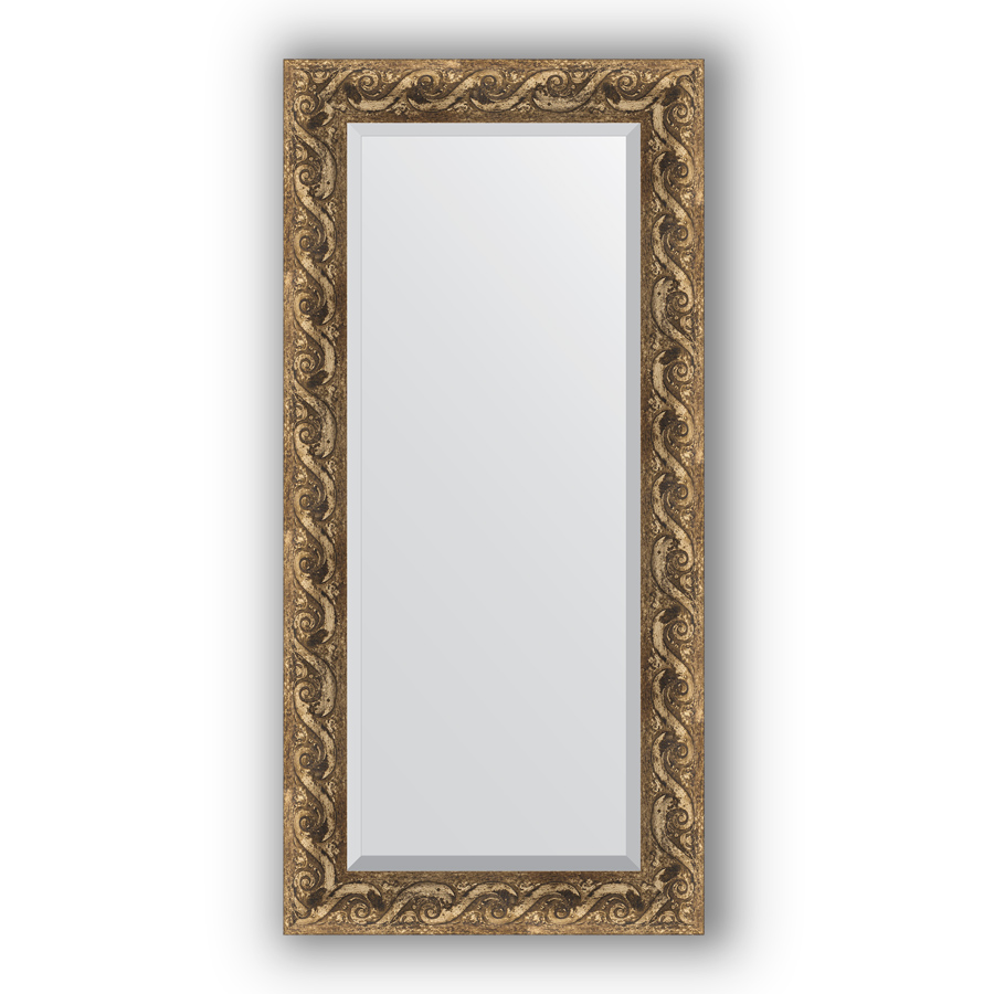 фото Зеркало в багетной раме evoform фреска 56х116 см