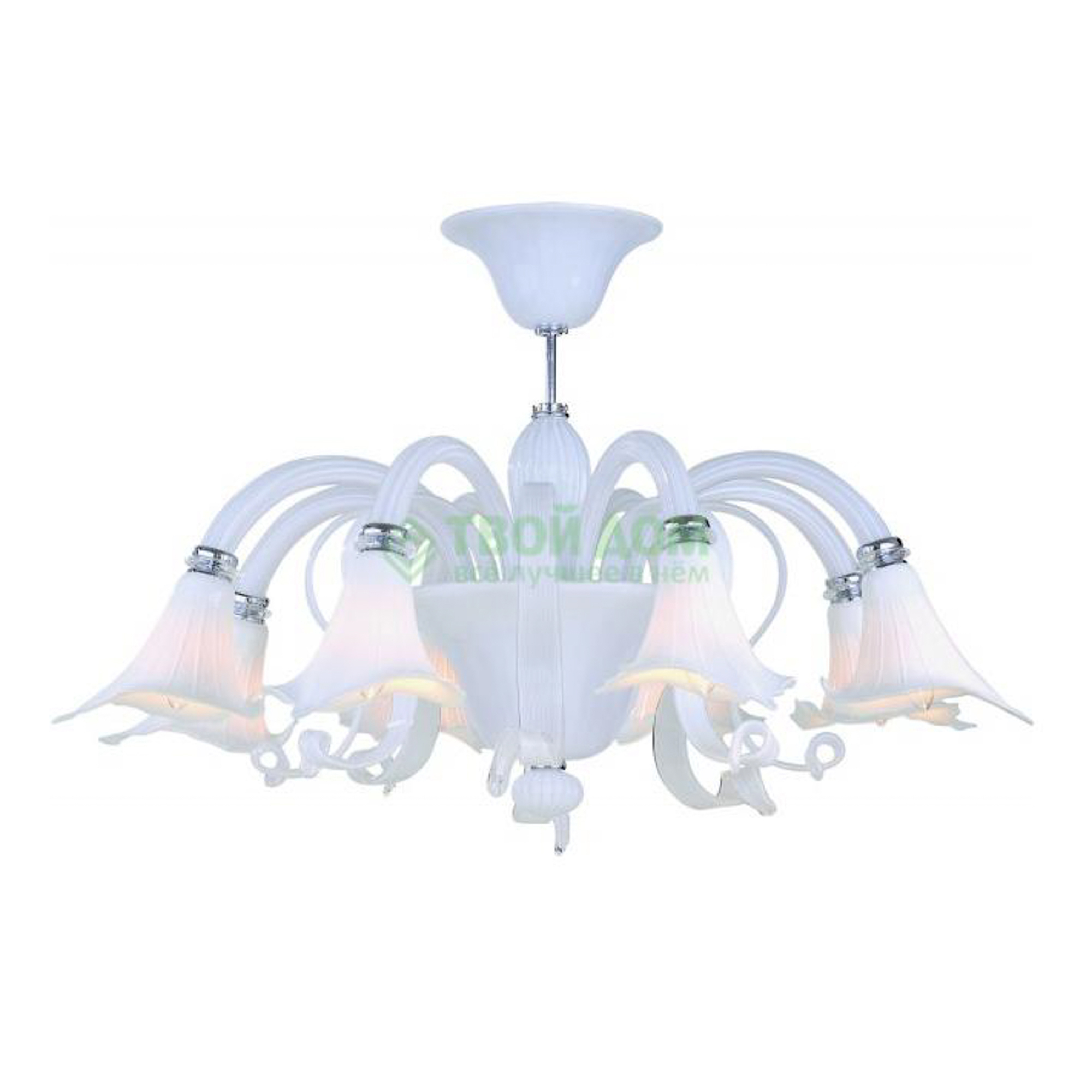 

Люстра потолочная IDLamp (485/8PF-white