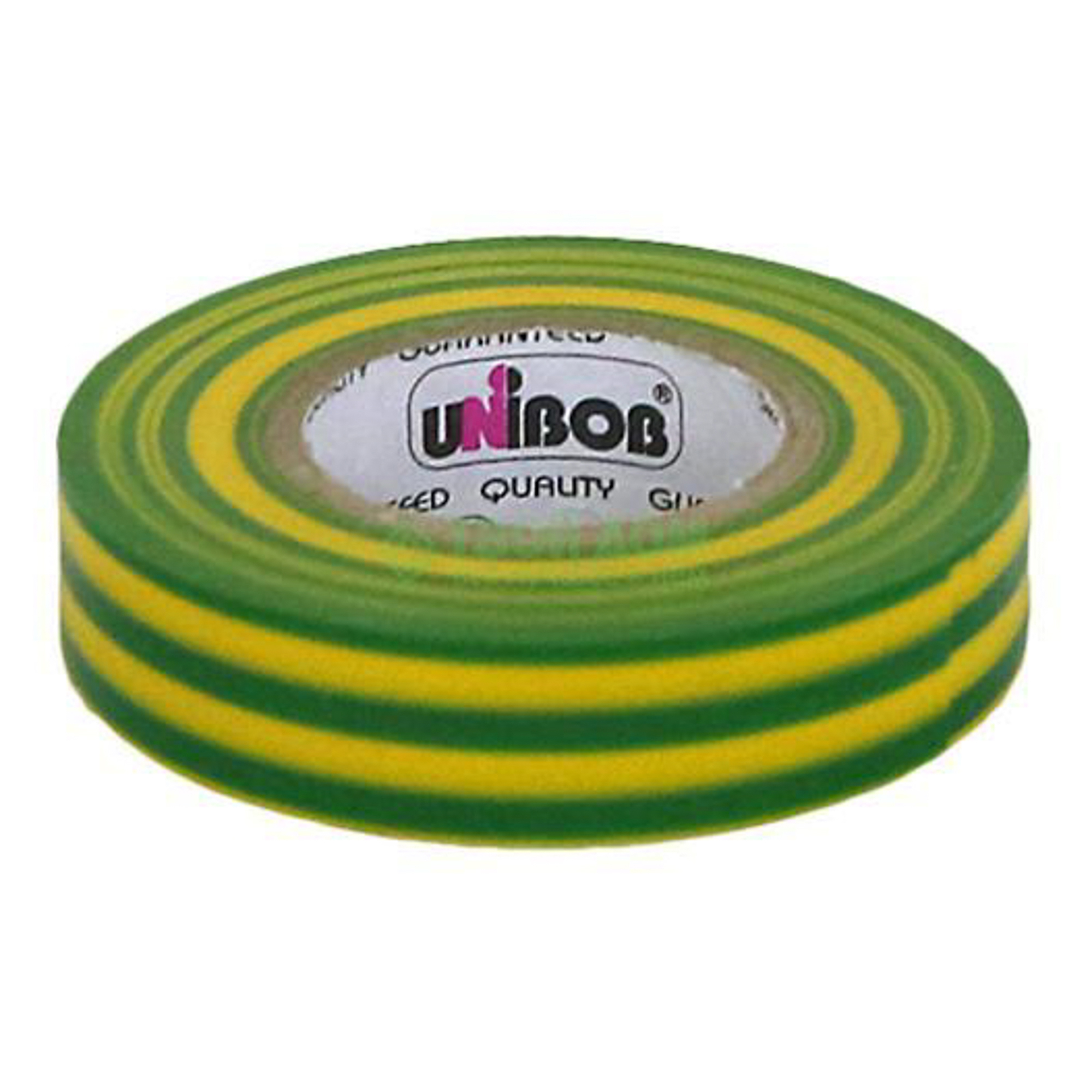 фото Изолента unibob 15mm х 20m yellow-green