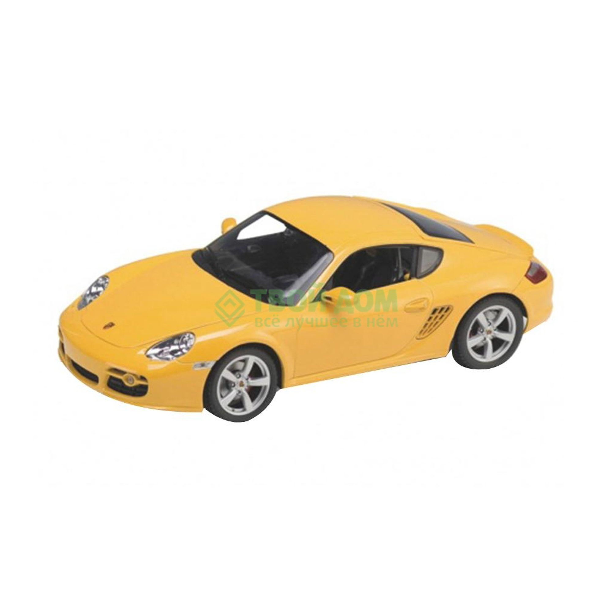 

Машинка Welly 1/24 porsche cayman 22488, Желтый