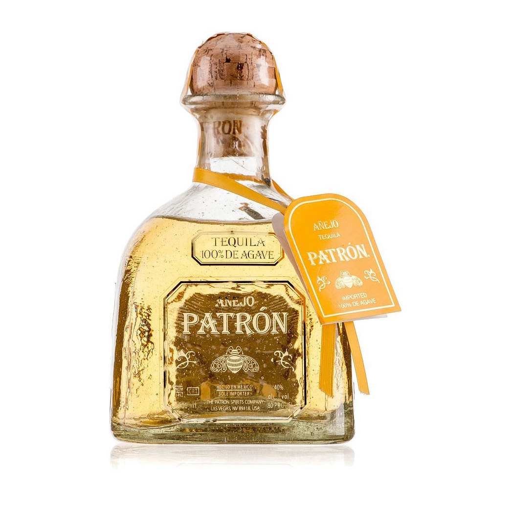 

Текила Patron Anejo 750 мл, Текила обладает светло-золотистым цветом.