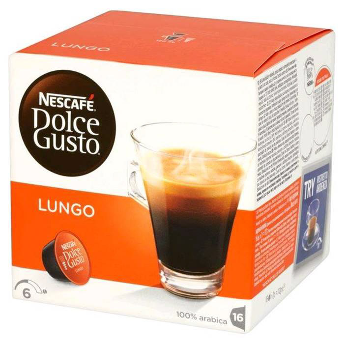 фото Кофе в капсулах nescafe dolce gusto lungo 16 шт