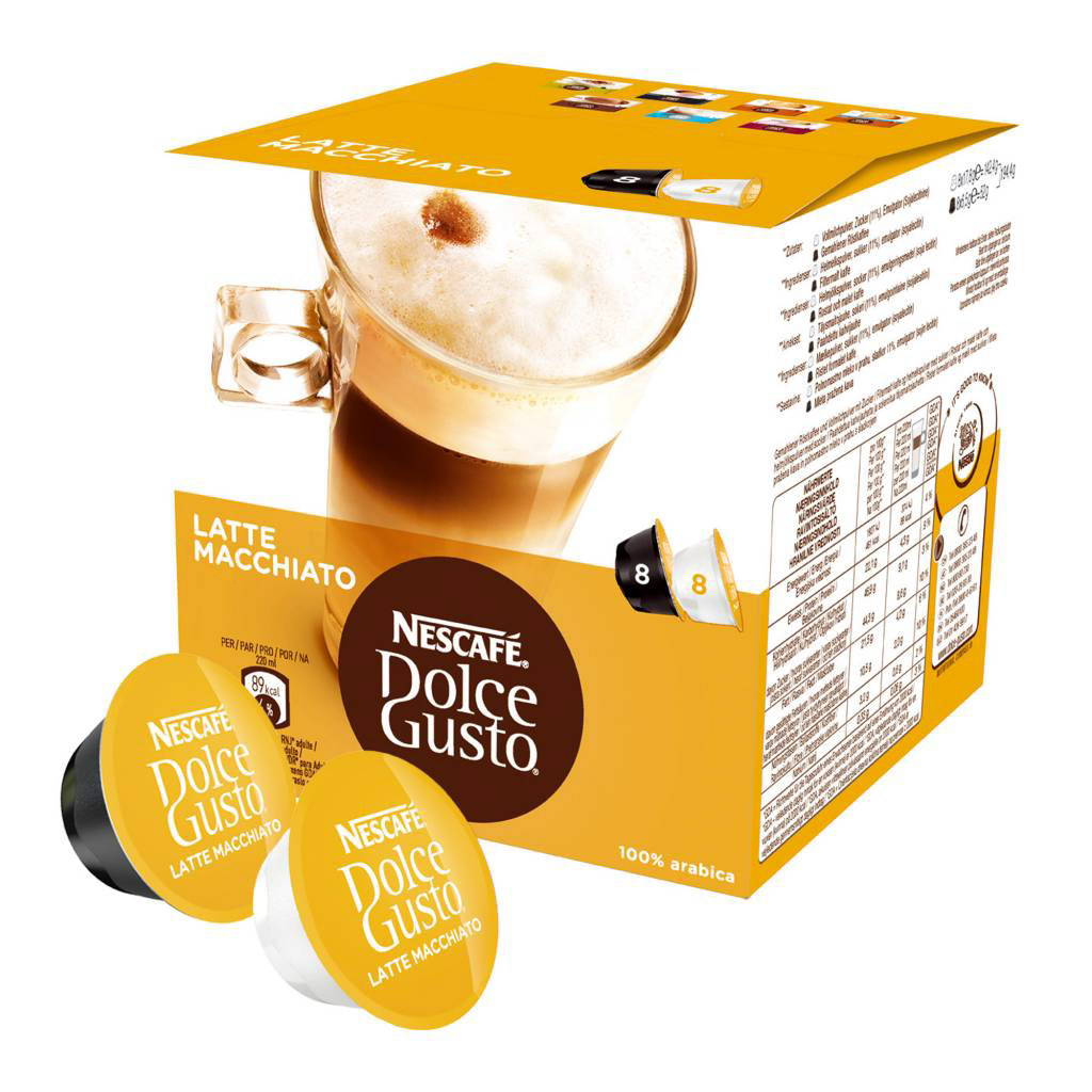 фото Кофе в капсулах nescafe dolce gusto latte macchiato 16 шт