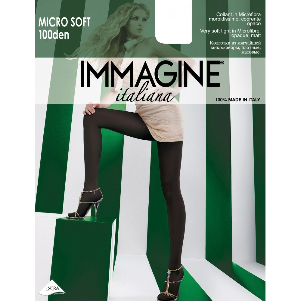 фото Колготки immagine micro soft nero 100 s/m