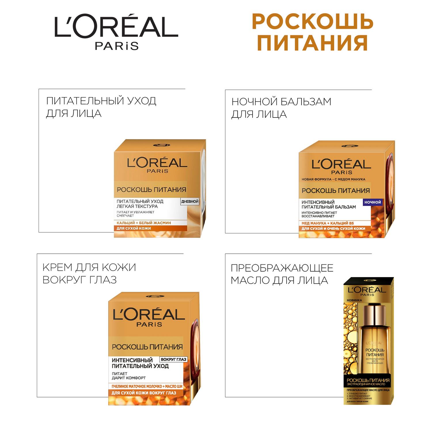 фото Крем l`oreal дэ трио актив роскошь питания 15 мл loreal