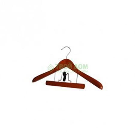 

Вешалка широкая с зажимами д/юбок/брюк Siltex, Коричневый