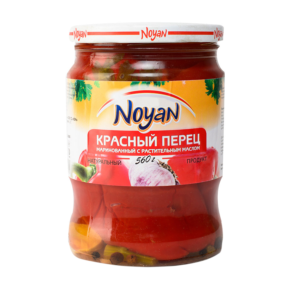 фото Красный перец noyan маринованный 560 г